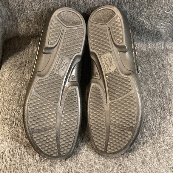 FINN COMFORT Sz 41 Velcro Closure Leather Mary Jane Sandals Made in Germany - Picture 11 of 12